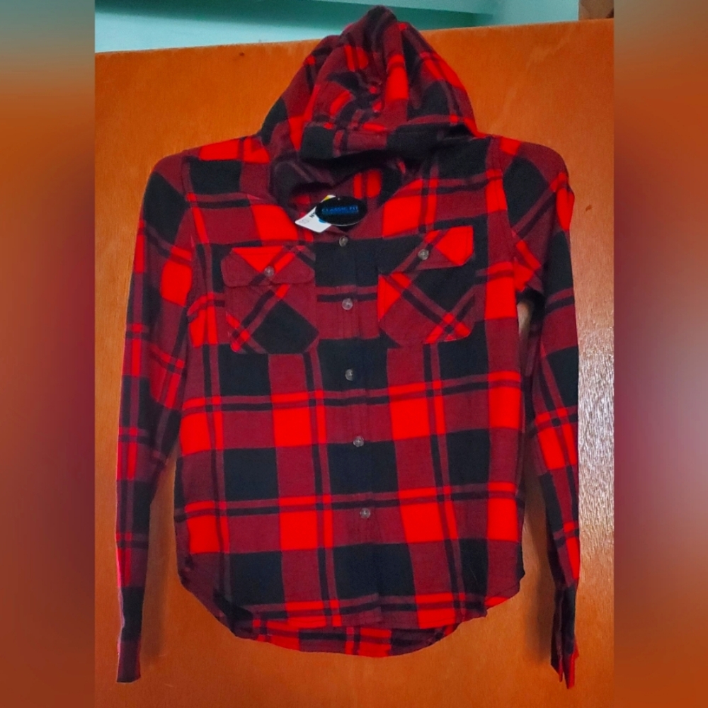 Urban Kids Hooded Shirt, 100%Cotton, New, Youth Size 14-16